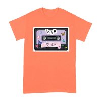 SOUR Cassette Tape Olivia Rodrigo T-Shirt with Butterflies and Notes Unisex Adult