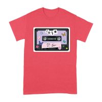SOUR Cassette Tape Olivia Rodrigo T-Shirt with Butterflies and Notes Unisex Adult