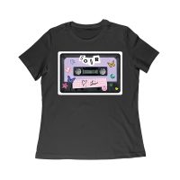 SOUR Cassette Tape Olivia Rodrigo T-Shirt with Butterflies and Notes Women Relaxed – Viva Party