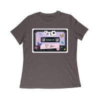 SOUR Cassette Tape Olivia Rodrigo T-Shirt with Butterflies and Notes Women Relaxed