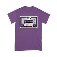 SOUR Cassette Tape Olivia Rodrigo T-Shirt with Butterflies and Notes Unisex Youth