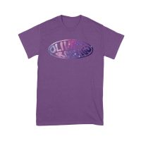 Oval Olivia Rodrigo T-Shirt with Glitter Style Retro Lettering Unisex Youth