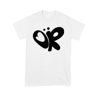 Minimalist OR Logo Olivia Rodrigo T-Shirt in Bold Black Modern Style Unisex Youth
