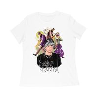 Peso-Pluma Banda Graphic T-Shirt ? Latin Trio with Trumpet, Guitar & Double Bass ? Musical Art Tee Women Relaxed