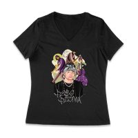 Peso-Pluma Banda Graphic T-Shirt ? Latin Trio with Trumpet, Guitar & Double Bass ? Musical Art Tee Women Jersey V-Neck – Viva Party