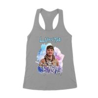 Peso-Pluma Lupita Style Graphic Tee ? Inspired Latin Music Streetwear for Fans Women's Racerback Tank Top