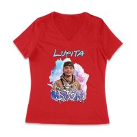 Peso-Pluma Lupita Style Graphic Tee ? Inspired Latin Music Streetwear for Fans Women Jersey V-Neck