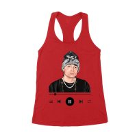 Peso-Pluma Music Graphic Tee ? Music Player Inspired Latin Streetwear Shirt Women's Racerback Tank Top