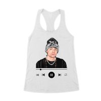 Peso-Pluma Music Graphic Tee ? Music Player Inspired Latin Streetwear Shirt Women's Racerback Tank Top