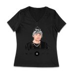 Peso-Pluma Music Graphic Tee ? Music Player Inspired Latin Streetwear Shirt Women Jersey V-Neck – Viva Party