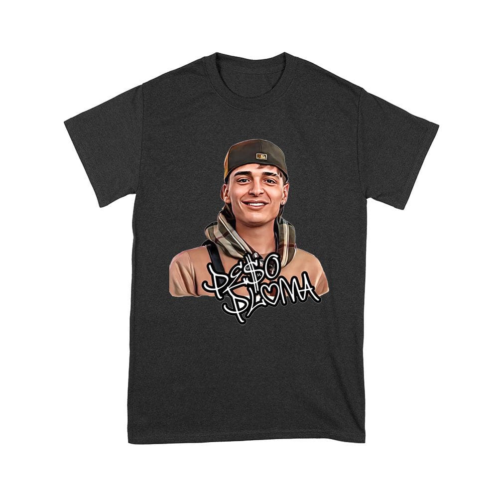 Ppt-10_Y-Black.jpg Peso-Pluma Signature Graphic Tee - Stylish Latin Music Artist Shirt For True Fans Unisex Youth – Viva Party