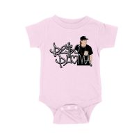 Peso-Pluma Silvery Letters Graphic Tee ? Shiny Urban Latin Music Shirt for Stylish Fans Unisex Baby Jersey