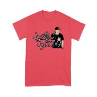 Peso-Pluma Silvery Letters Graphic Tee ? Shiny Urban Latin Music Shirt for Stylish Fans Unisex Youth