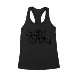 Peso-Pluma Bold Name T-Shirt - Stylish Latin Music Fan Tee with Iconic Text Design Women's Racerback Tank Top – Viva Party