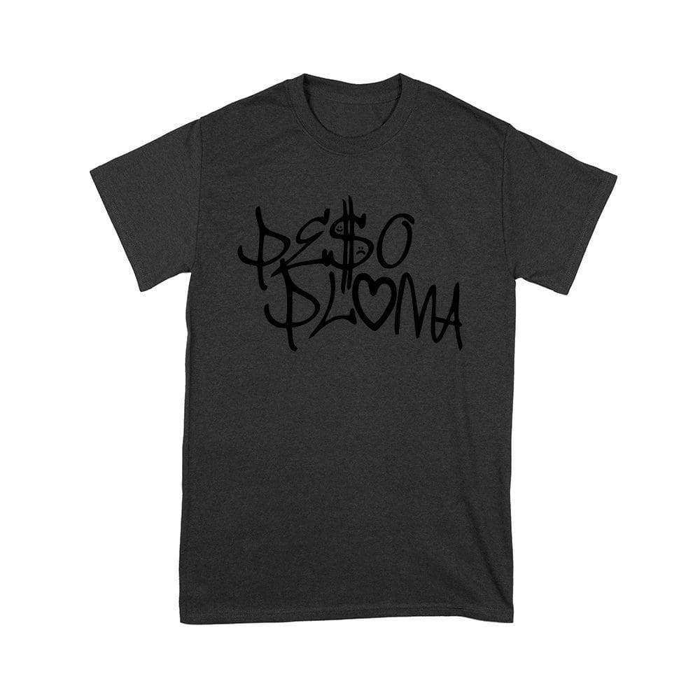 Ppt-12_Y-Black.jpg Peso-Pluma Bold Name T-Shirt - Stylish Latin Music Fan Tee With Iconic Text Design Unisex Youth – Viva Party