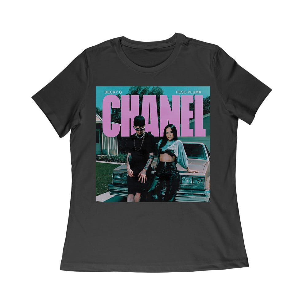 Ppt-14_Wr-Black.jpg Peso-Pluma &Amp;Amp; Becky G Graphic Tee - Stylish Latin Music Collab Design Women Relaxed – Viva Party
