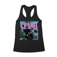 Peso-Pluma & Becky G Graphic Tee - Stylish Latin Music Collab Design Women's Racerback Tank Top – Viva Party