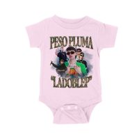 Peso-Pluma & LaDobleP Graphic Tee ? Bold Design with Artist Images and Text Elements Unisex Baby Jersey