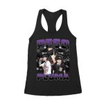 Peso-Pluma Graphic Tee - Striking Latin Artist Design with Iconic Visuals Women's Racerback Tank Top – Viva Party