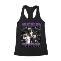 Peso-Pluma Graphic Tee - Striking Latin Artist Design with Iconic Visuals Women's Racerback Tank Top – Viva Party