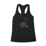 Peso-Pluma Graphic Tee - Bold Design Featuring Artist Name and Iconic Spider Tattoo Women's Racerback Tank Top – Viva Party