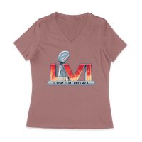 Exclusive LVIII Las Vegas Football Fan T-Shirt ? Must-Have Game Day Apparel for True Sports Enthusiasts & Collectors Women Jersey V-Neck
