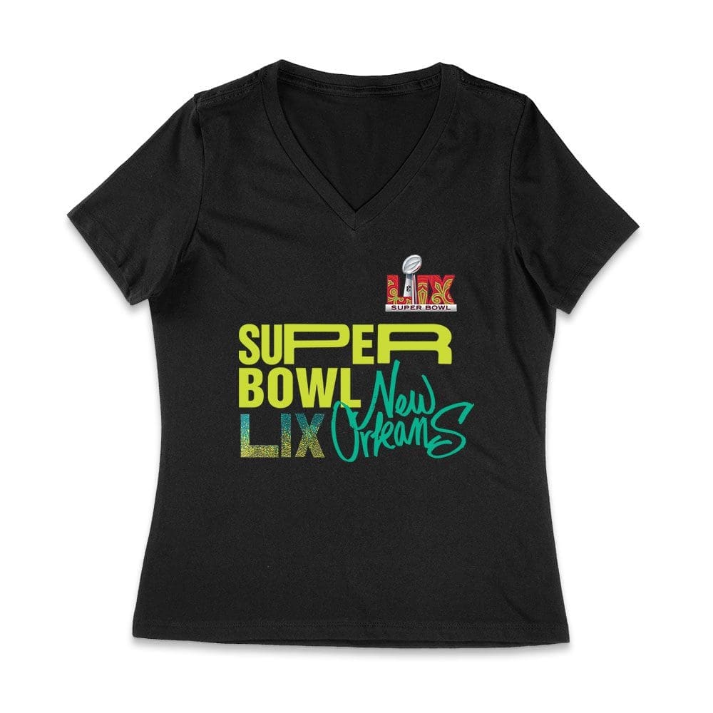 Sbl-07_Wvn-Black.jpg My First Big Game Football T-Shirt ? Fun Game Day Outfit For New Fans &Amp;Amp; Sports Lovers Women Jersey V-Neck – Viva Party