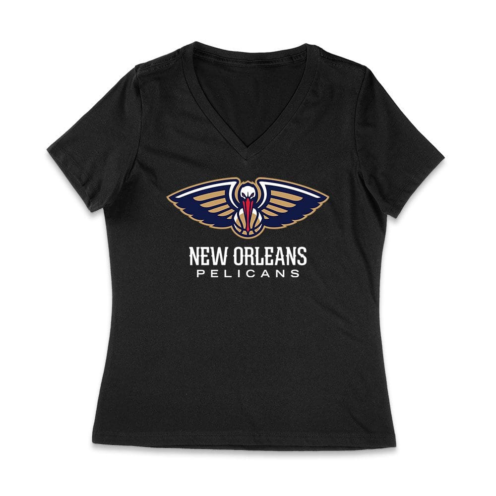 Sbl-10_Wvn-Black.jpg New Orleans Basketball Fan T-Shirt ? Ultimate Game Day Apparel For Hoops Lovers &Amp;Amp; Sports Enthusiasts Women Jersey V-Neck – Viva Party