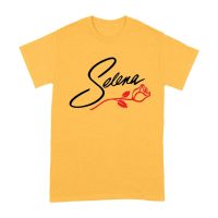 Selena with Rose Flower Shirt