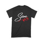 Selena with Rose Flower Shirt - 90s Retro Music Fan Tee - Latina Icon Tribute Gift Unisex Toddler – Viva Party
