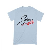 Selena with Rose Flower Shirt