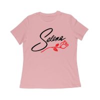 Selena with Rose Flower Shirt