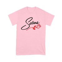 Selena with Rose Flower Shirt