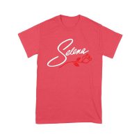 Selena with Rose Flower Shirt