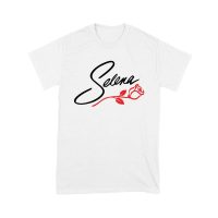 Selena with Rose Flower Shirt