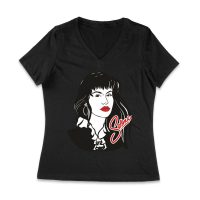 Selena Tribute Shirt - Classic Latina Music Icon Tee - 90s Retro Fan Gift Women Jersey V-Neck – Viva Party