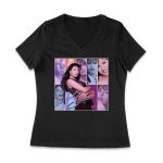 Selena Photo Collage Shirt - Tejano Music Queen Tribute - Vintage 90s Fan Tee Women Jersey V-Neck – Viva Party