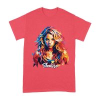 Shakira-Isabel Colorful Geometric Portrait