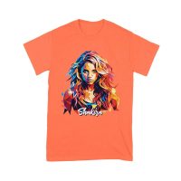 Shakira-Isabel Colorful Geometric Portrait
