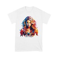 Shakira-Isabel Colorful Geometric Portrait
