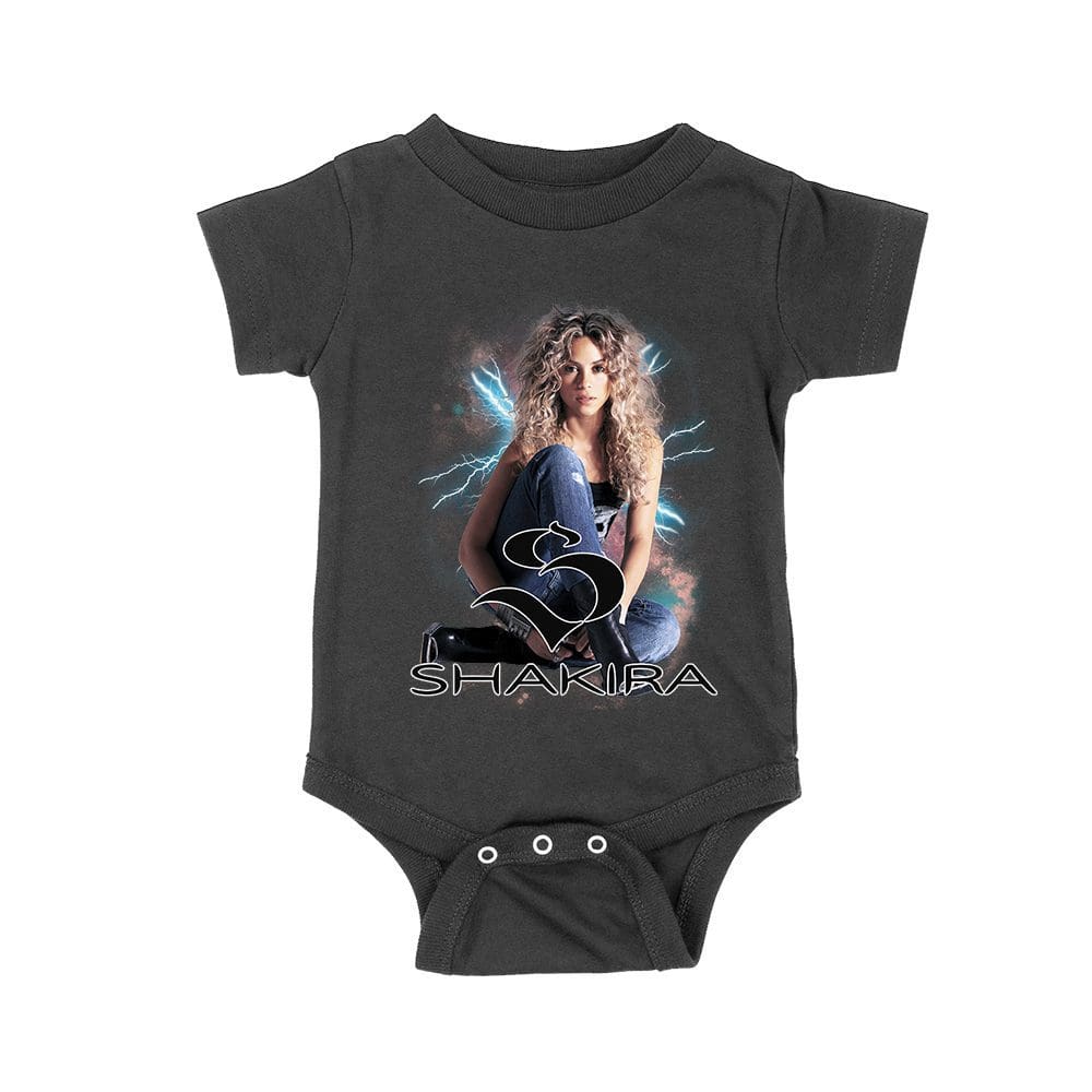 Skr-09_Rs-Black.jpg Shakeera Strikes With Style - Thunderstorm Inspired Music Star T-Shirt Design Unisex Baby Jersey – Viva Party