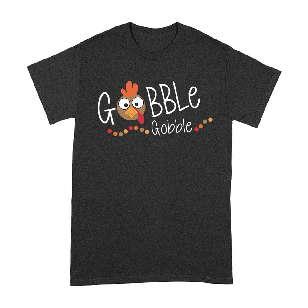 Tksg-07_A-Black.jpg Gobble Gobble Thanksgiving T-Shirt - Fun And Festive Holiday Wear - Perfect For Turkey Lovers - Comfortable Fit Unisex Adult – Viva Party