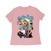 Taylor-Swift Singing Moments Collage Graphic T-Shirt Women Relaxed