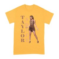 Taylor-Swift Bold Letters with Chic Pose T-Shirt Unisex Adult