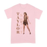 Taylor-Swift Bold Letters with Chic Pose T-Shirt Unisex Adult