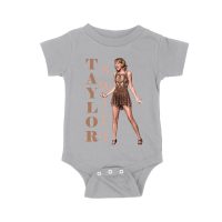 Taylor-Swift Bold Letters with Chic Pose T-Shirt Unisex Baby Jersey