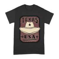 Texas USA Cowboy Hat Design - Vintage Western Style T-Shirt for Texas Pride and Souvenir Lovers Unisex Adult – Viva Party