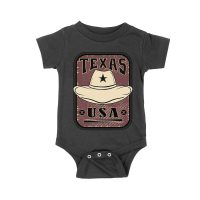 Texas USA Cowboy Hat Design - Vintage Western Style T-Shirt for Texas Pride and Souvenir Lovers Unisex Baby Jersey – Viva Party