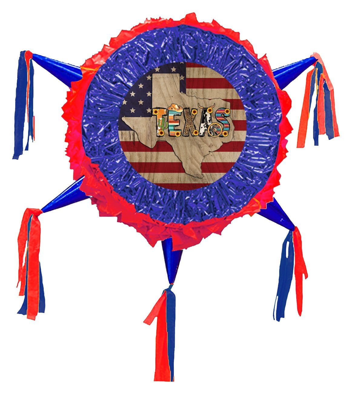 Txp-02.Jpg Houston Texas Drum Pinata 24 Inch – Viva Party
