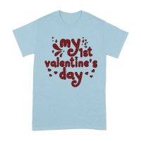 My 1st Valentine's Day T-Shirt ? Adorable Baby Valentine's Outfit, Cute First Love Gift Unisex Adult